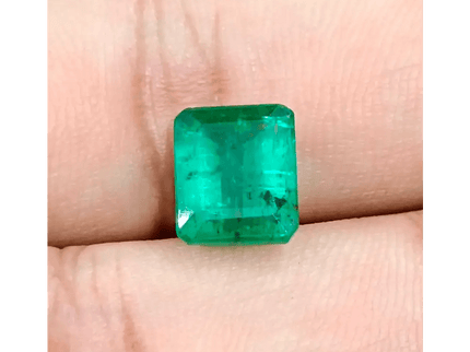 3.33ct Top Golden Green Swat Emerald, 100% Natural Gemstone - SMSGEMS 