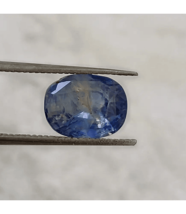 3.37ct IGI Certified Blue Ceylon Sapphire, Natural untreated Gem - SMSGEMS 