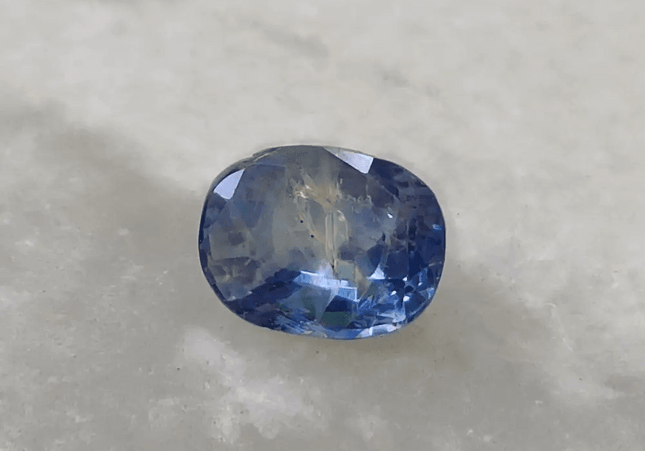 3.37ct IGI Certified Blue Ceylon Sapphire, Natural untreated Gem - SMSGEMS 