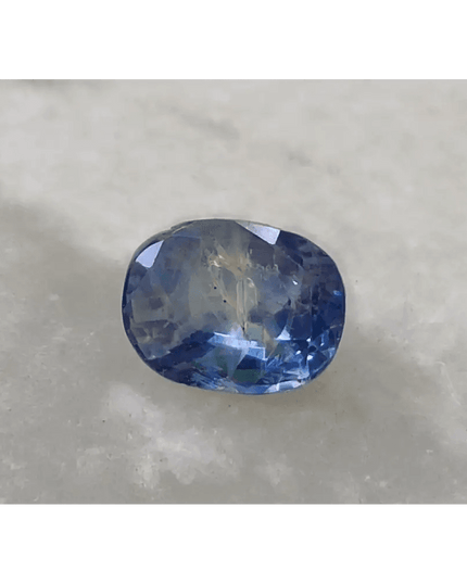 3.37ct IGI Certified Blue Ceylon Sapphire, Natural untreated Gem - SMSGEMS 
