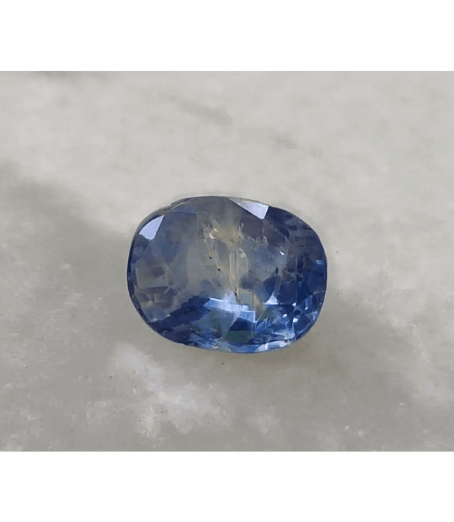 3.37ct IGI Certified Blue Ceylon Sapphire, Natural untreated Gem - SMSGEMS 