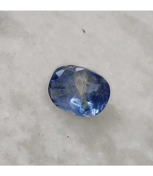 3.37ct IGI Certified Blue Ceylon Sapphire, Natural untreated Gem - SMSGEMS 