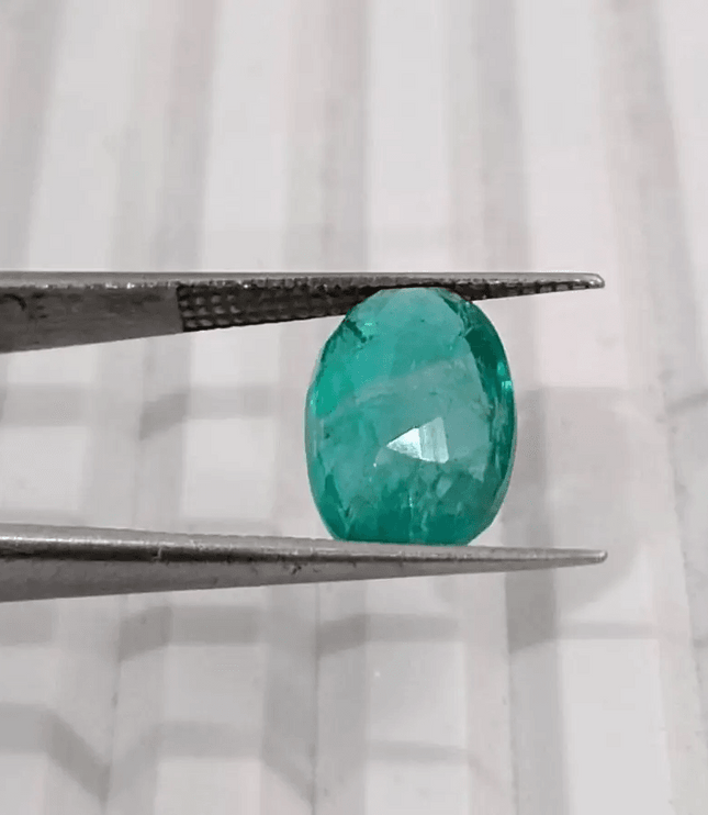 3.40ct Certified Zambian Emerald, 100% Natural Gem - SMSGEMS 