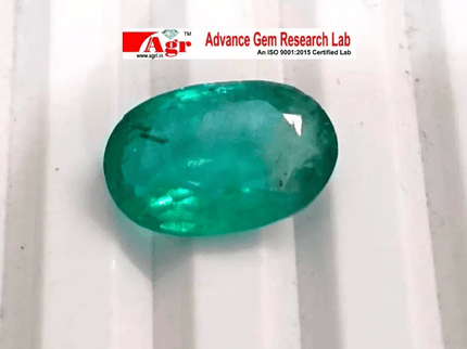 3.40ct Certified Zambian Emerald, 100% Natural Gem - SMSGEMS 