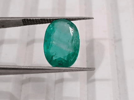 3.40ct Certified Zambian Emerald, 100% Natural Gem - SMSGEMS 