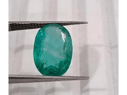 3.40ct Certified Zambian Emerald, 100% Natural Gem - SMSGEMS 
