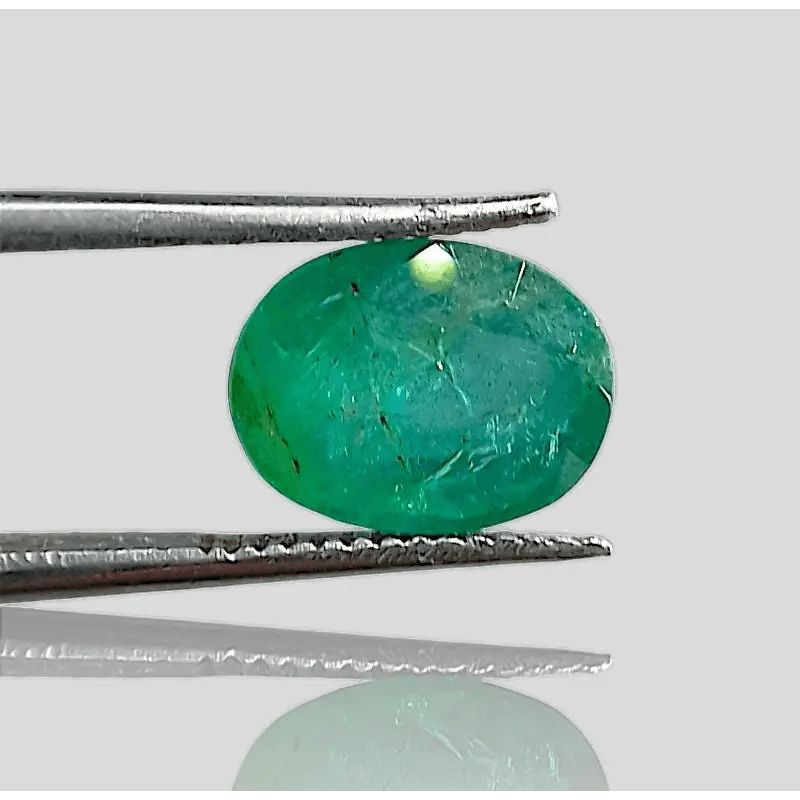 3.41ct Zambian Emerald , 100% Natural Gem - SMSGEMS 