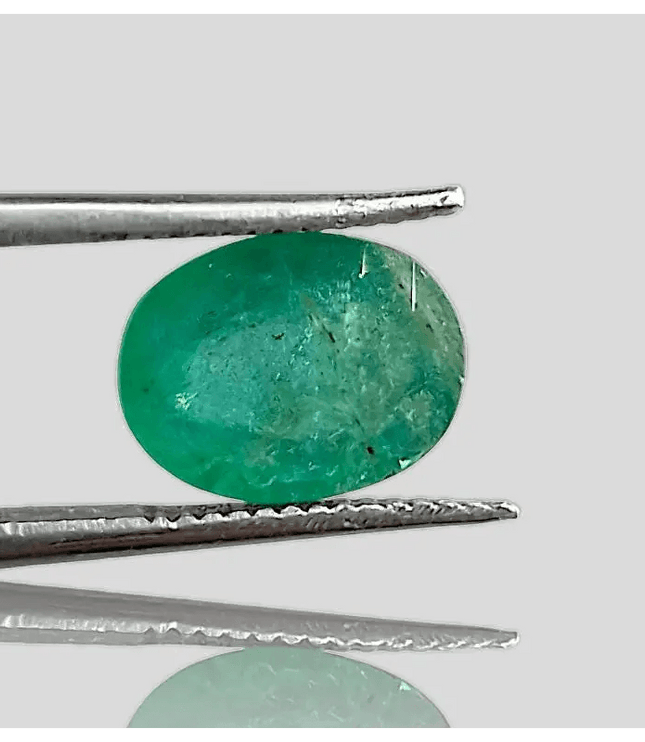 3.41ct Zambian Emerald , 100% Natural Gem - SMSGEMS 