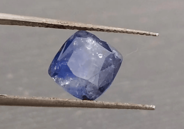3.44ct Certified Blue Ceylon Sapphire, Natural Only Heat Earth Mined Gemstone. - SMSGEMS 