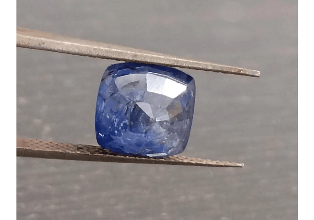 3.44ct Certified Blue Ceylon Sapphire, Natural Only Heat Earth Mined Gemstone. - SMSGEMS 