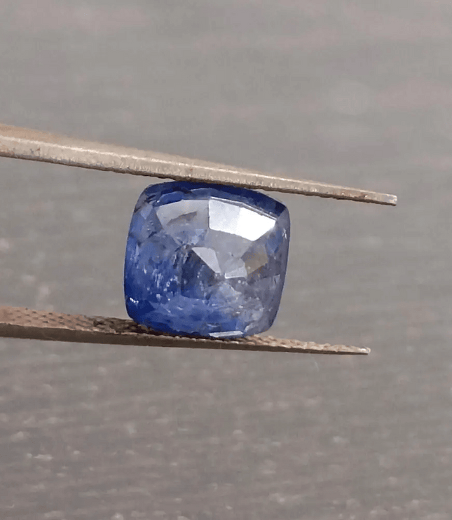 3.44ct Certified Blue Ceylon Sapphire, Natural Only Heat Earth Mined Gemstone. - SMSGEMS 