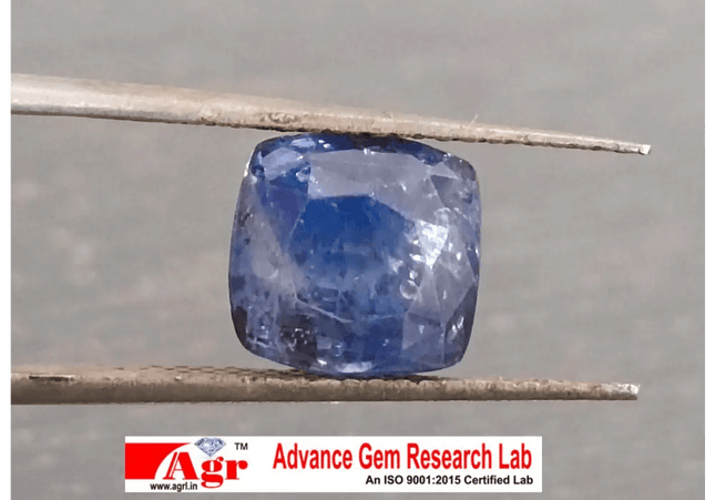 3.44ct Certified Blue Ceylon Sapphire, Natural Only Heat Earth Mined Gemstone. - SMSGEMS 