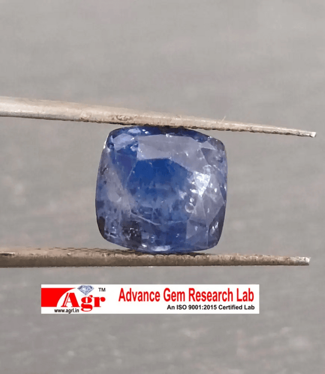 3.44ct Certified Blue Ceylon Sapphire, Natural Only Heat Earth Mined Gemstone. - SMSGEMS 