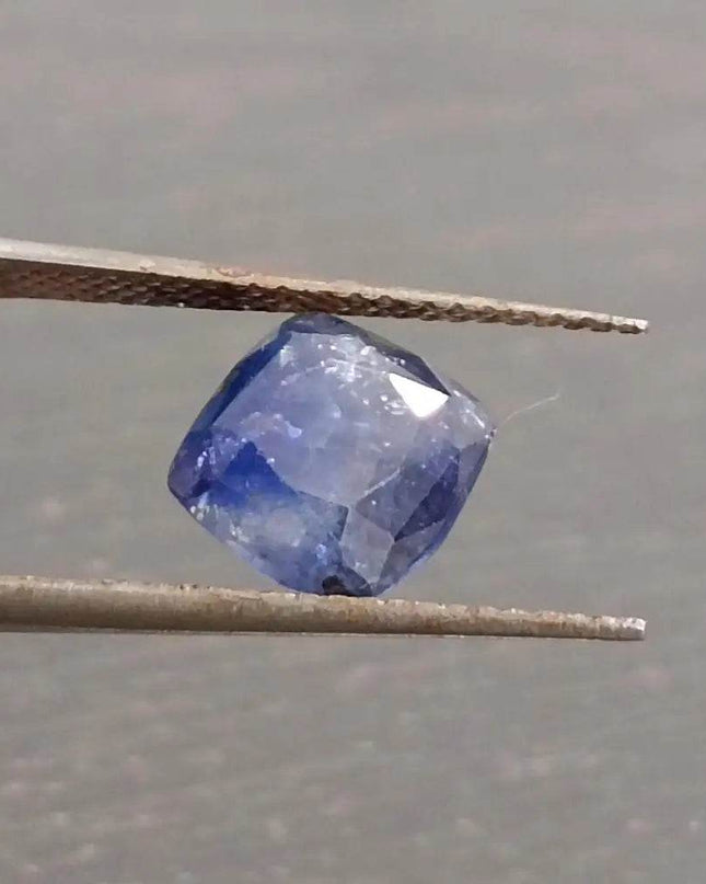 3.44ct Certified Blue Ceylon Sapphire, Natural Only Heat Earth Mined Gemstone. - SMSGEMS 