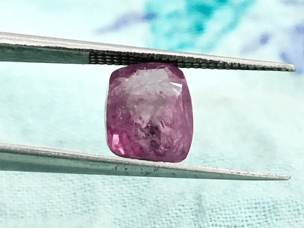 3.45ct Certified Purplish Pink Ceylon Sapphire, Natural untreated Gemstone - SMSGEMS 