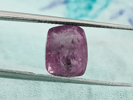 3.45ct Certified Purplish Pink Ceylon Sapphire, Natural untreated Gemstone - SMSGEMS 