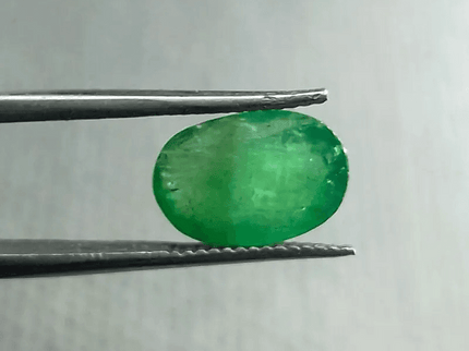 3.45ct Grass Green Emerald, 100% Natural Gem - SMSGEMS 