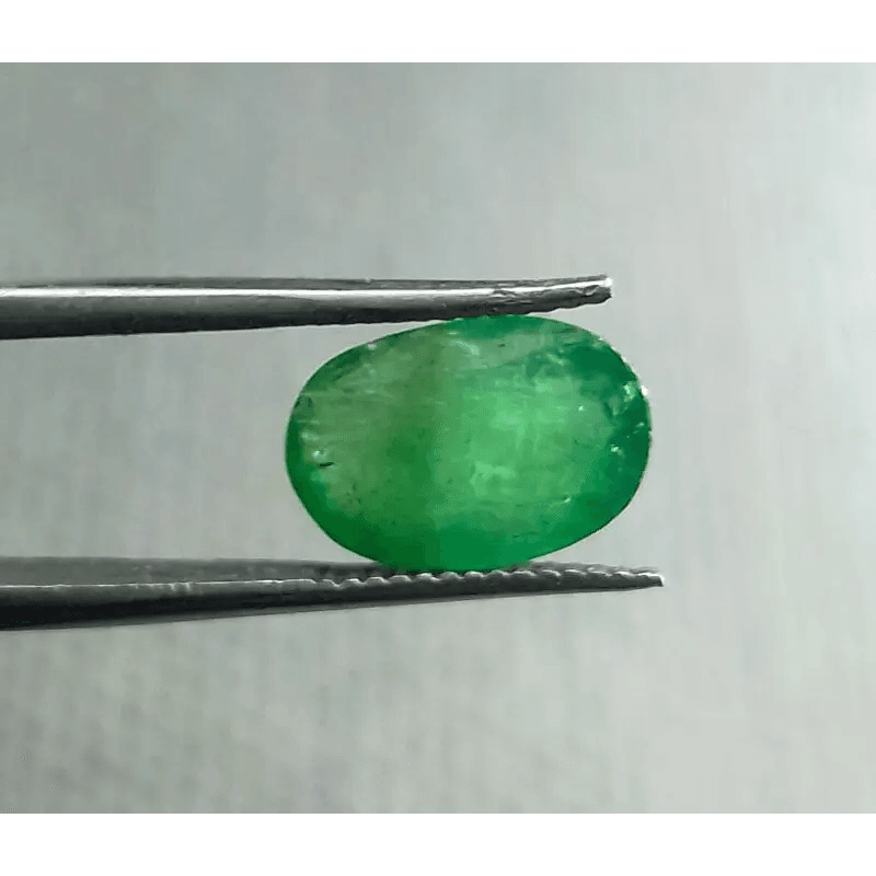 3.45ct Grass Green Emerald, 100% Natural Gem - SMSGEMS 