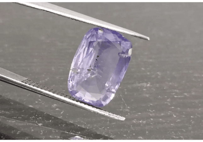 3.47ct Certified Blue Ceylon Sapphire, Natural untreated Gemstone - SMSGEMS 