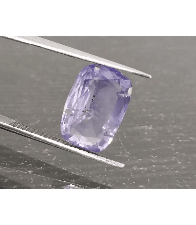 3.47ct Certified Blue Ceylon Sapphire, Natural untreated Gemstone - SMSGEMS 