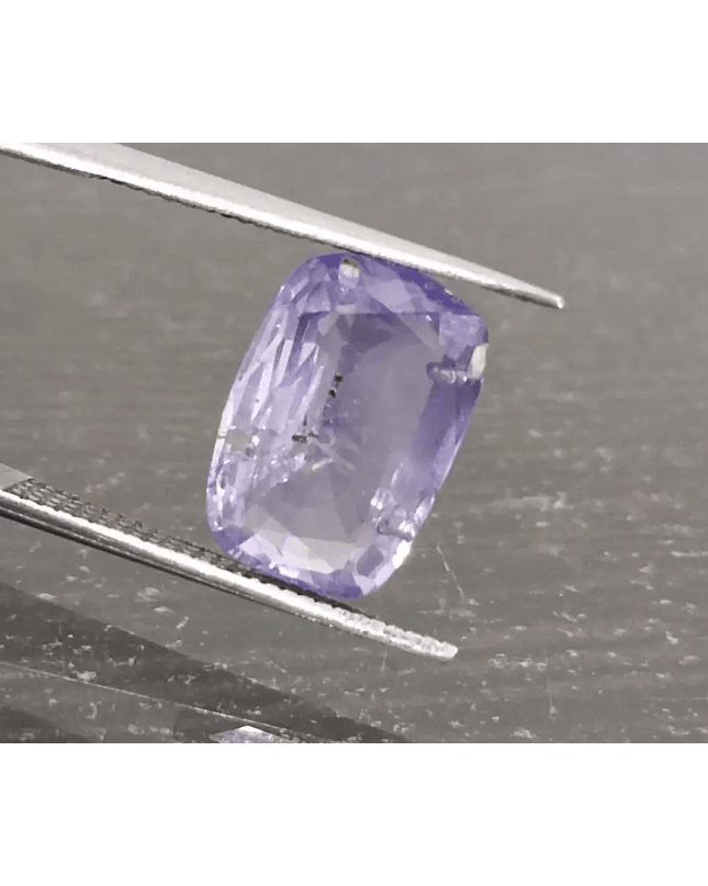 3.47ct Certified Blue Ceylon Sapphire, Natural untreated Gemstone - SMSGEMS 