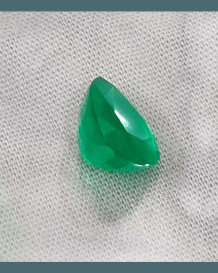 3.51 Deep Pure Green Emerald Certified By GSI - SMSGEMS 
