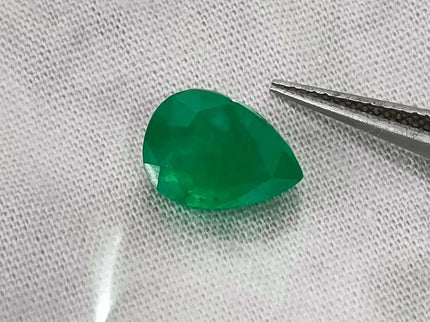 3.51 Deep Pure Green Emerald Certified By GSI - SMSGEMS 