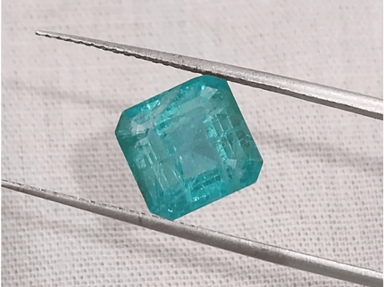 3.53ct Zambian Emerald, 100% Natural Earth Mined Gemstone - SMSGEMS 