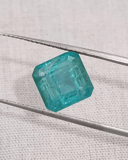 3.53ct Zambian Emerald, 100% Natural Earth Mined Gemstone - SMSGEMS 