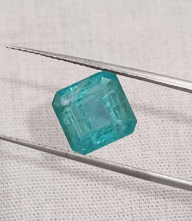 3.53ct Zambian Emerald, 100% Natural Earth Mined Gemstone - SMSGEMS 