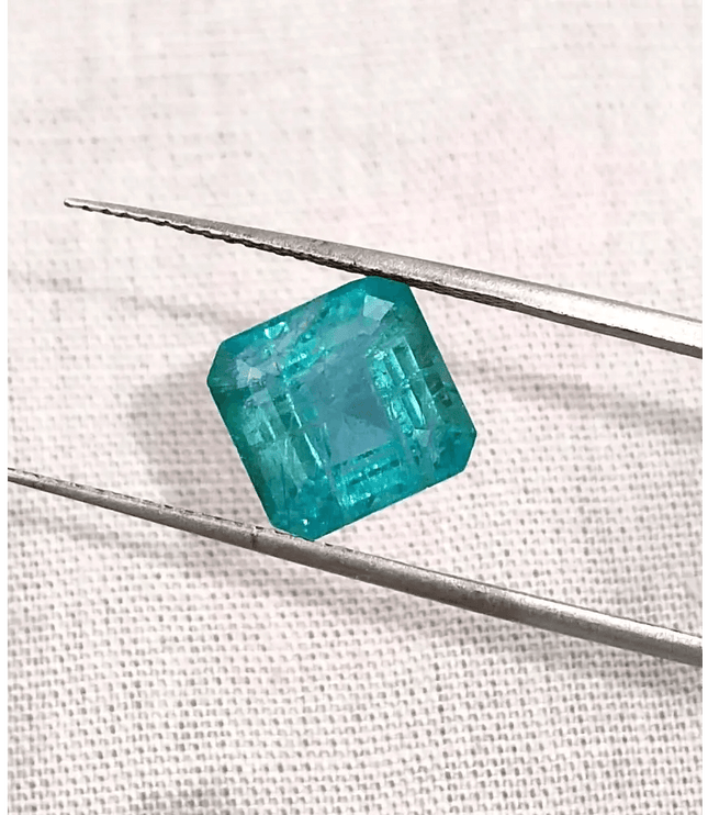 3.53ct Zambian Emerald, 100% Natural Earth Mined Gemstone - SMSGEMS 