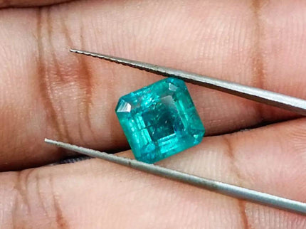 3.53ct Zambian Emerald, 100% Natural Earth Mined Gemstone - SMSGEMS 