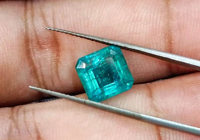 3.53ct Zambian Emerald, 100% Natural Earth Mined Gemstone - SMSGEMS 