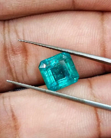 3.53ct Zambian Emerald, 100% Natural Earth Mined Gemstone - SMSGEMS 