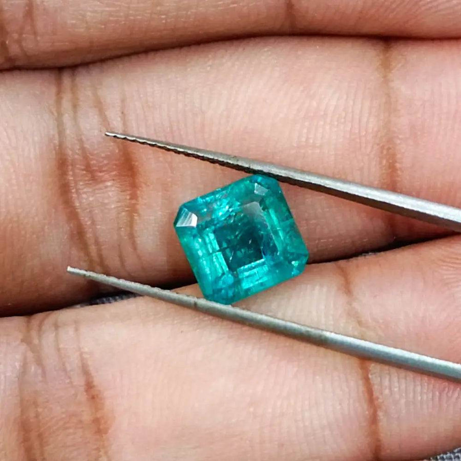 3.53ct Zambian Emerald, 100% Natural Earth Mined Gemstone - SMSGEMS 