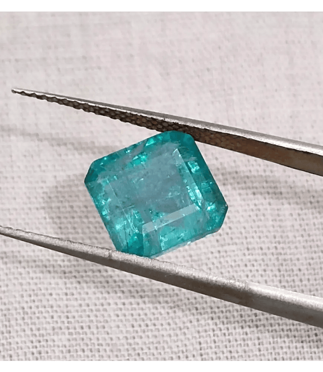 3.53ct Zambian Emerald, 100% Natural Earth Mined Gemstone - SMSGEMS 