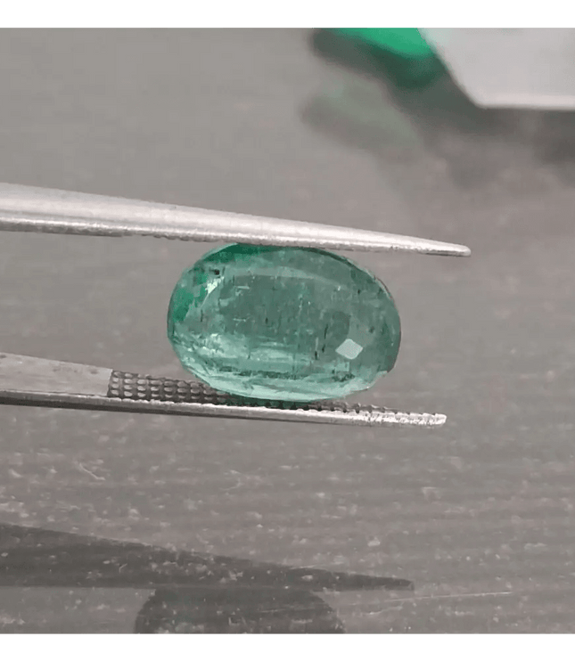 3.55ct Zambian Emerald , 100% Natural Gem - SMSGEMS 