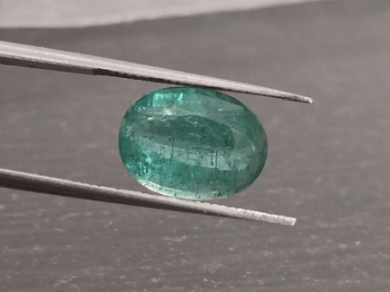 3.55ct Zambian Emerald , 100% Natural Gem - SMSGEMS 