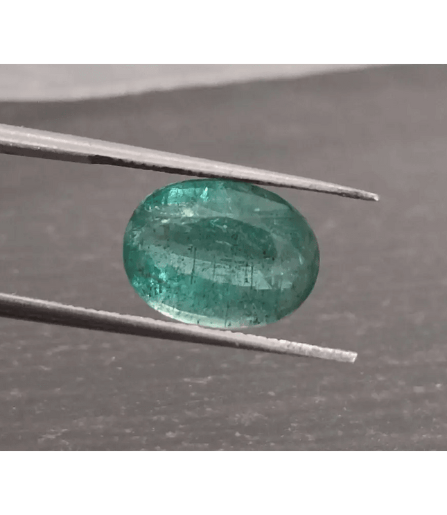 3.55ct Zambian Emerald , 100% Natural Gem - SMSGEMS 