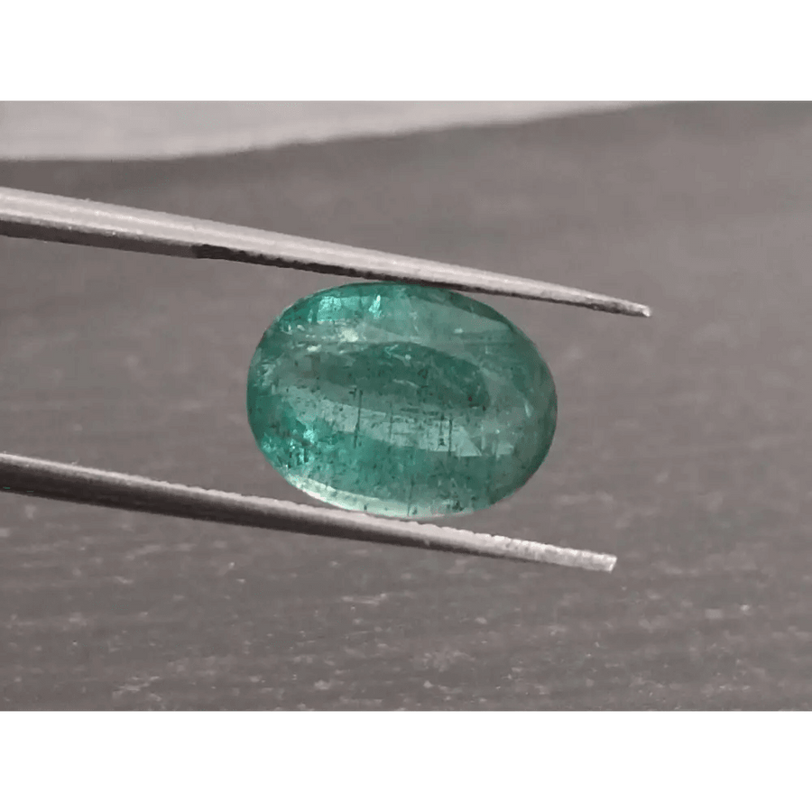 3.55ct Zambian Emerald , 100% Natural Gem - SMSGEMS 