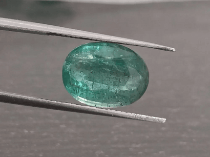 3.55ct Zambian Emerald , 100% Natural Gem - SMSGEMS 