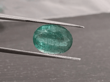 3.55ct Zambian Emerald , 100% Natural Gem - SMSGEMS 