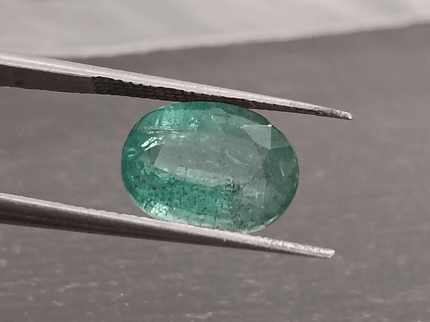 3.55ct Zambian Emerald , 100% Natural Gem - SMSGEMS 