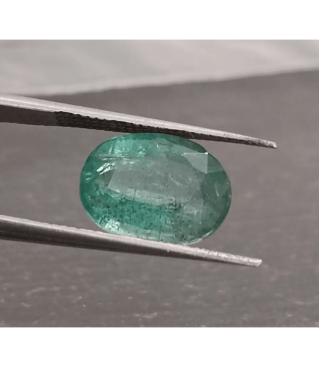 3.55ct Zambian Emerald , 100% Natural Gem - SMSGEMS 