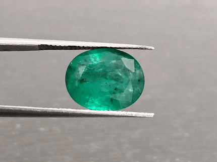 3.57ct Top Deep Bright Green Emerald, 100% Natural Gem - SMSGEMS 