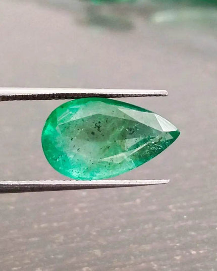 3.64ct Zambian Emerald , 100% Natural Gem - SMSGEMS 
