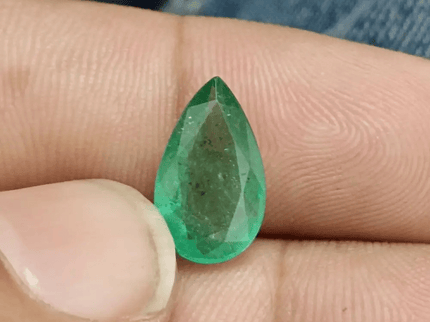 3.64ct Zambian Emerald , 100% Natural Gem - SMSGEMS 