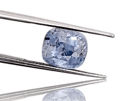 3.68ct Certified Beautiful Full Luster Pastel Blue Ceylon Sapphire, Natural Earth Mined untreated Gemstone - SMSGEMS 