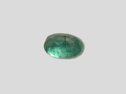 3.68ct Deep Golden Green Zambian Emerald, 100% Natural Gemstone - SMSGEMS 