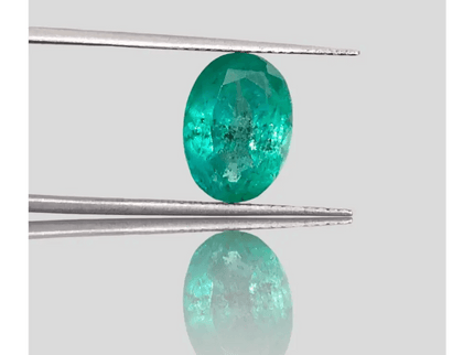 3.68ct Deep Golden Green Zambian Emerald, 100% Natural Gemstone - SMSGEMS 